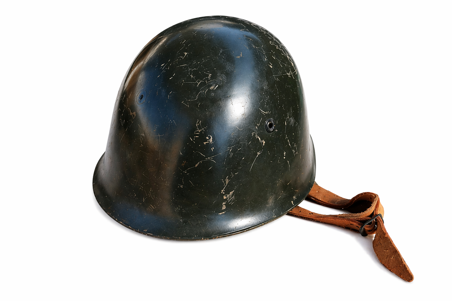 Original Soviet Military Helmet (1970–1975) — Russian & Bulgarian Issue Cold War artifact. Industrial icon. Collector-grade.