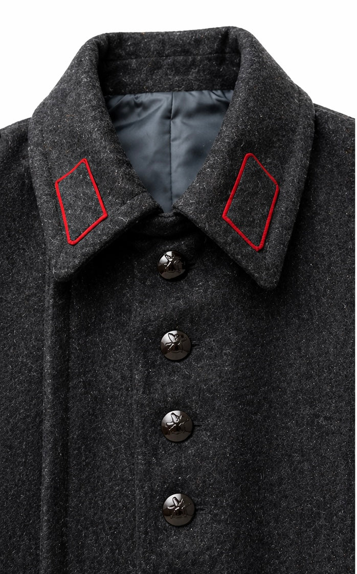 Bulgarian Military Wool Overcoat (WWII Era)