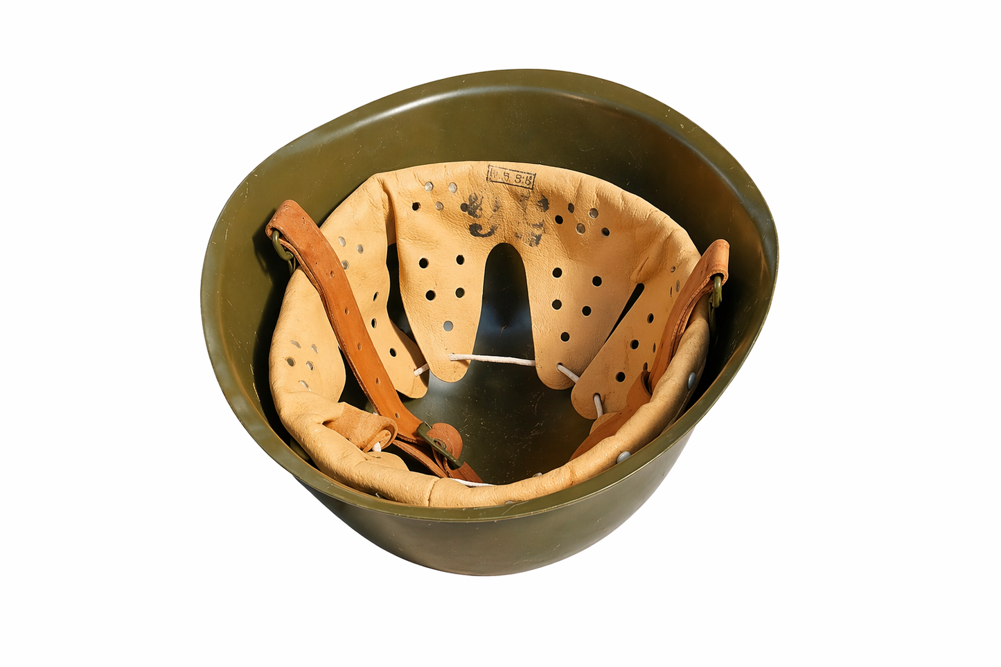 Original Soviet Military Helmet (1970–1975) — Russian & Bulgarian Issue  Cold War artifact. Industrial icon. Collector-grade.